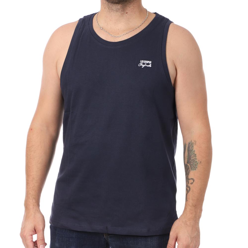 Lee Cooper Débardeur Marine Homme Le Cooper Olaho