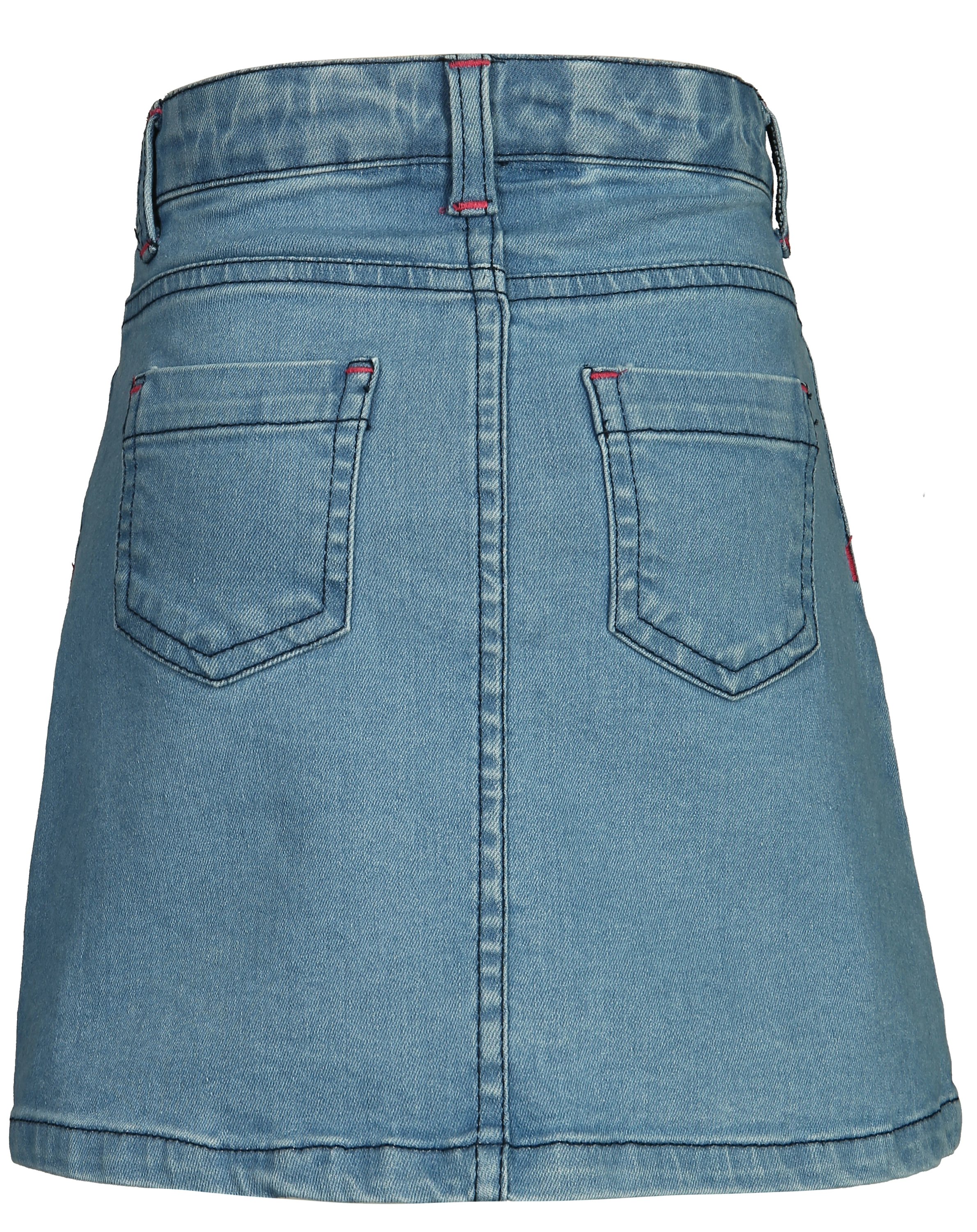Jeans-Rock PINKES HERZ in mittelblau
