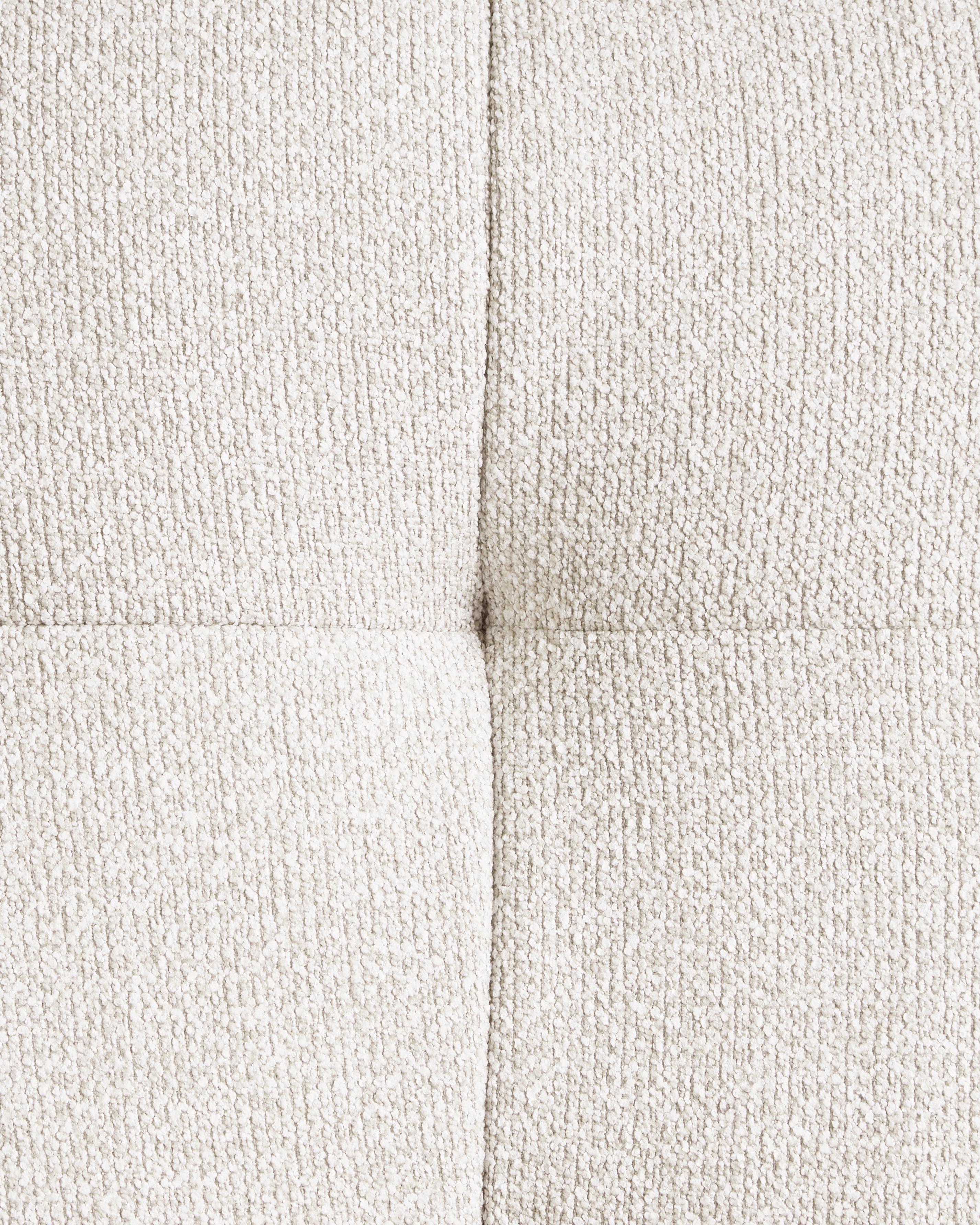Draaifauteuil MOLLE II met voetenbank Stof Lichtbeige