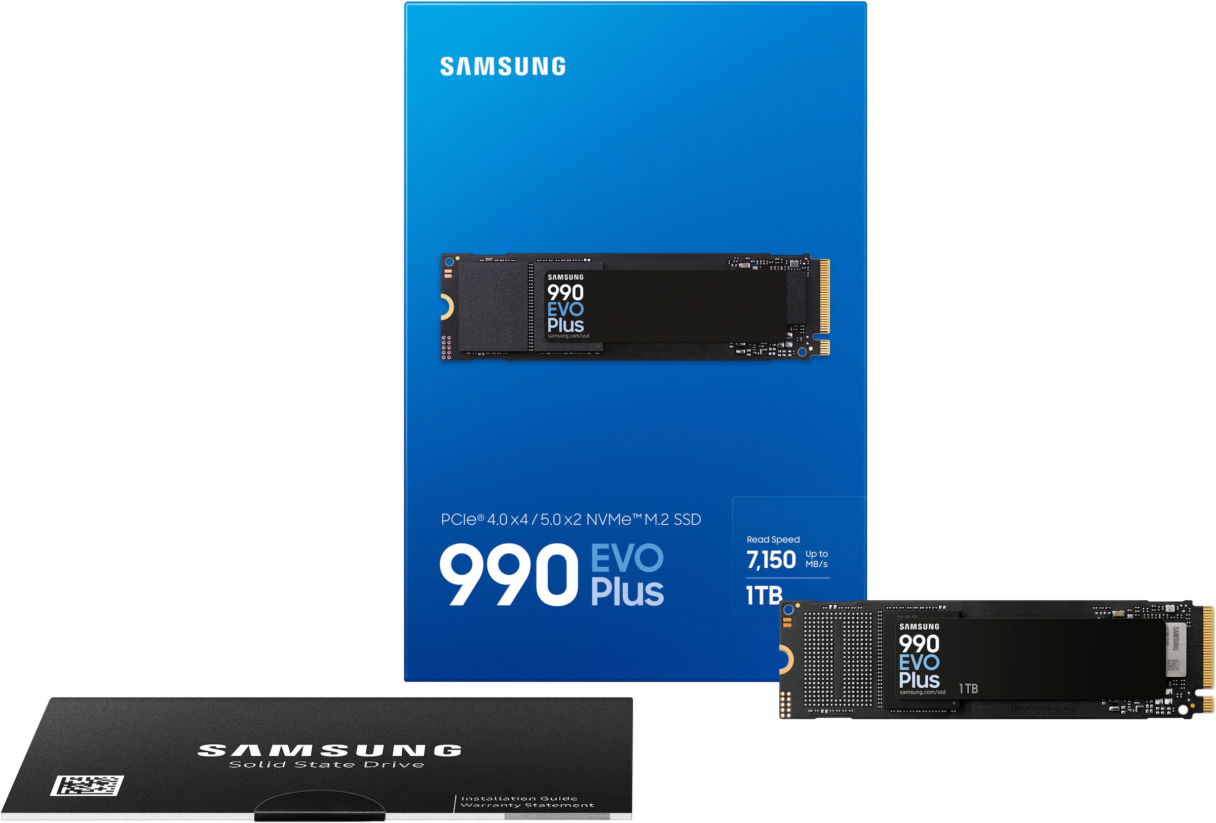 Samsung interne SSD »NVMe2.0 SSD 990 EvoPlus« 1 TB Anschluss PCI Express 4.0