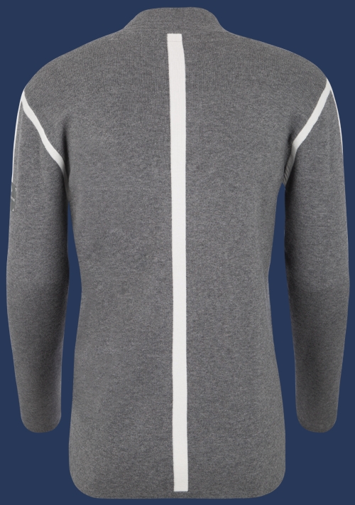 Herren Pullover 011 KoNitH, Ashgrey/Ivory