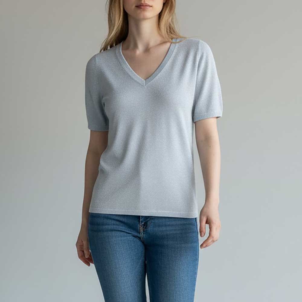 Pull Femme bleu ciel