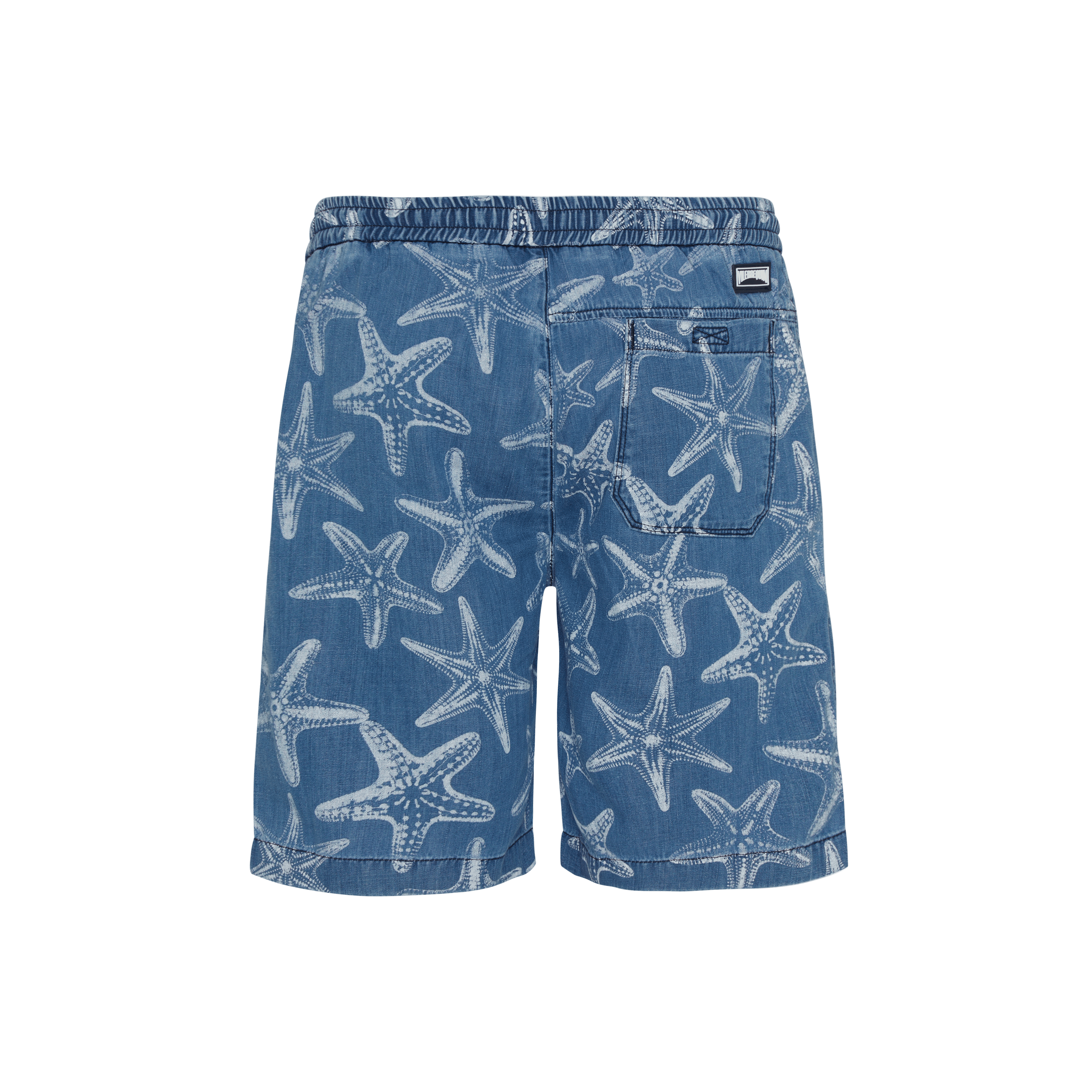 Bermuda en jean léger homme imprimé Starfish