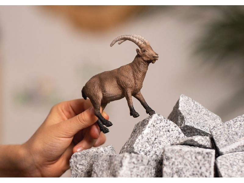 Schleich Spielzeugfigur Wild Life Steinbock Spielzeug-Tierfigur