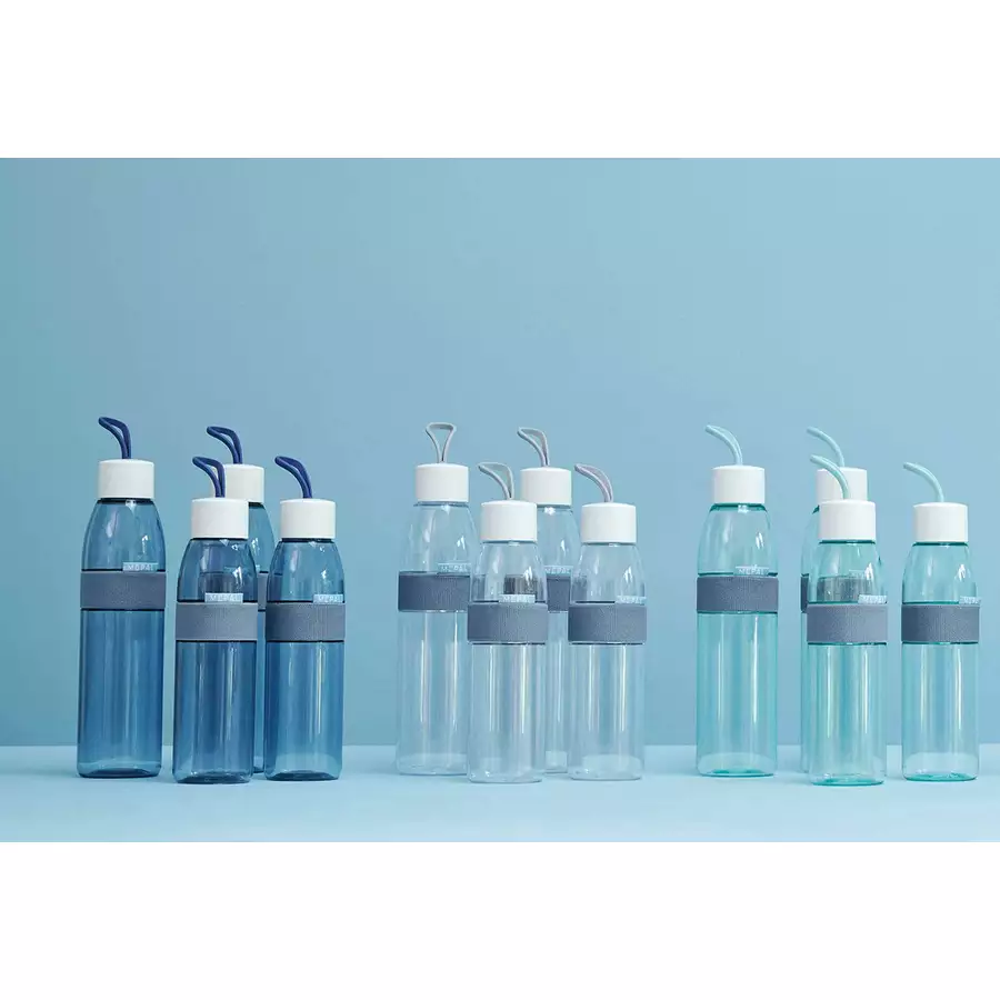 Mepal Trinkflaschen ELLIPSE 500 ml & 700 ml 2er Set türkis