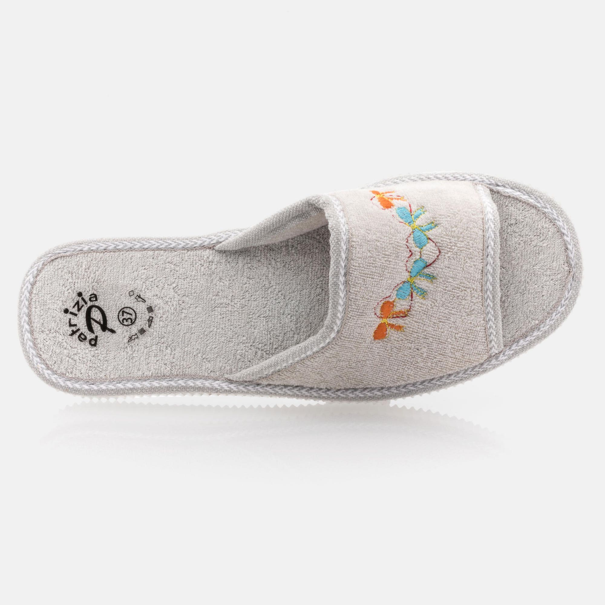 Pantoufles mules Femme gris