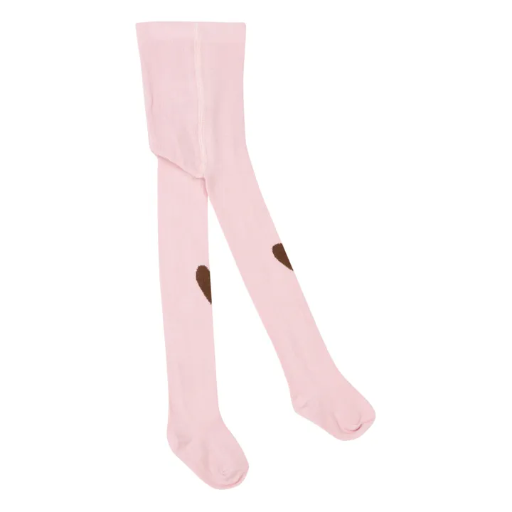 Bonton Collant Cœurs | Rose