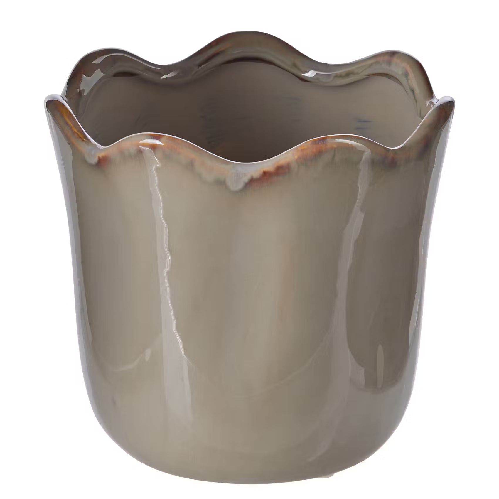 GLAZE Blumenübertopf organisch