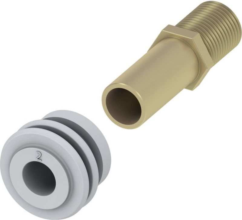 TECE - Solid - Urinoir Inbouw Set - Achteringang - Inclusief Drukplaat