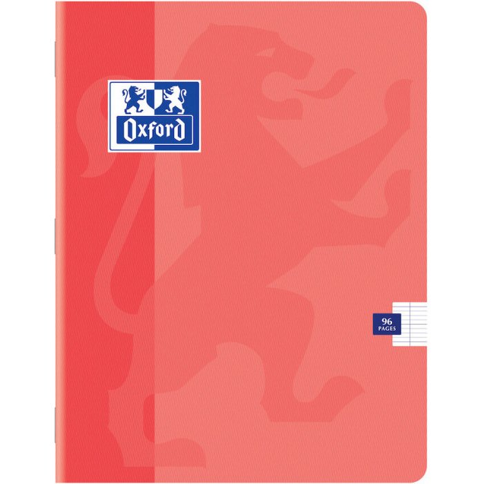 Cahier piqûre Color Life Oxford 17 x 22 cm grands carreaux 96 pages