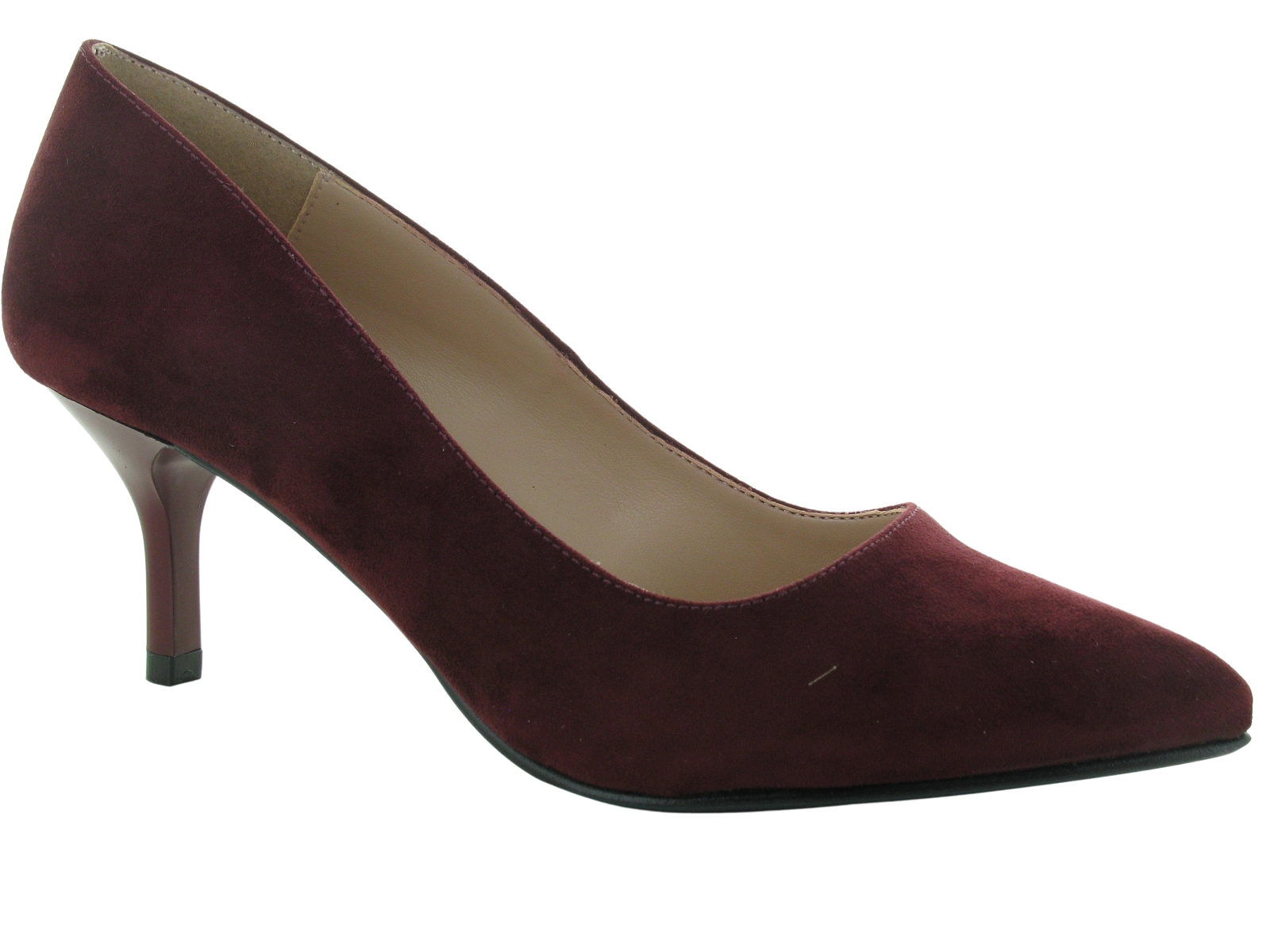 Giulia-GIULIA 5 Nubuck Velours Bordeaux