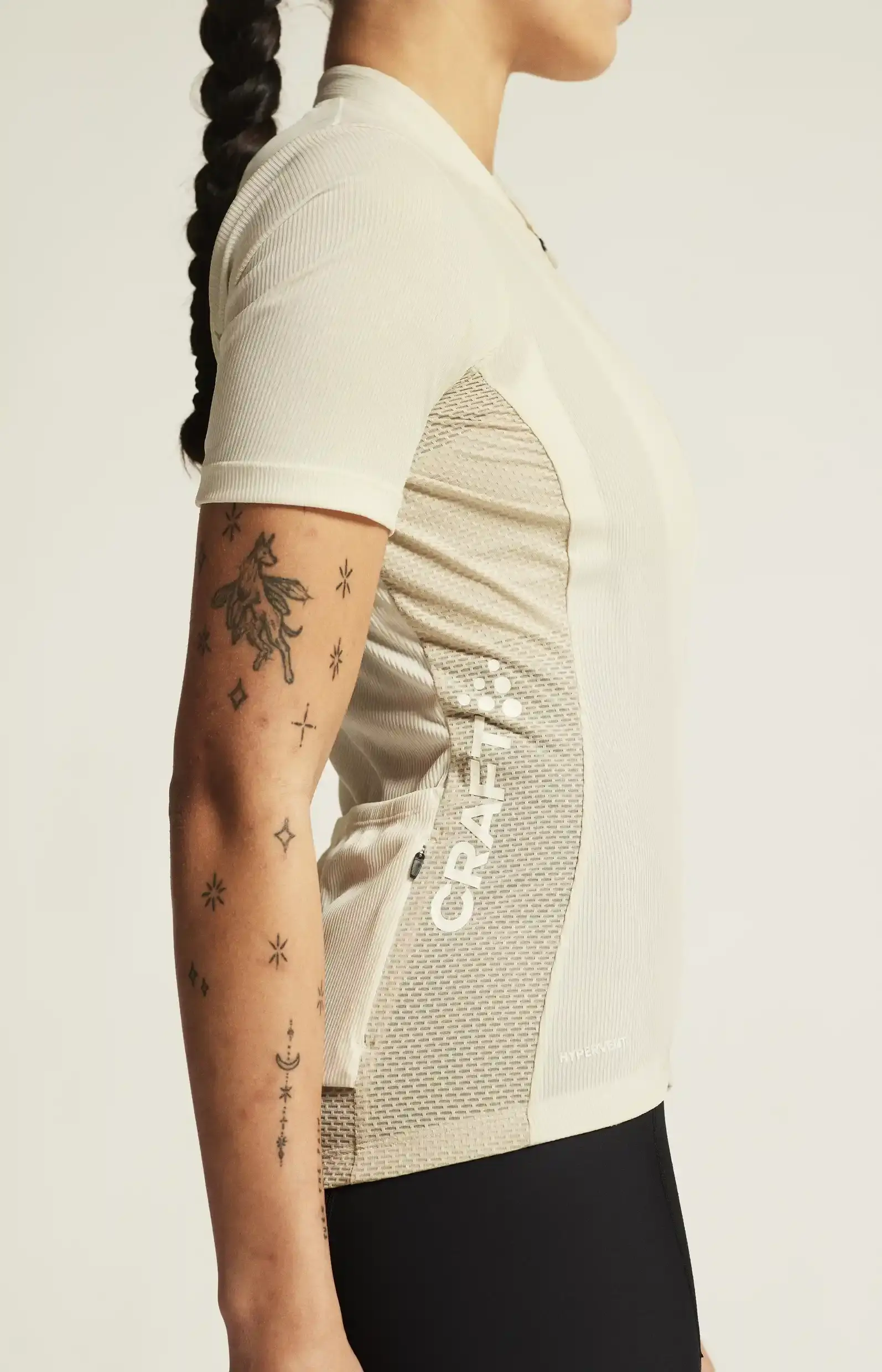 Craft ADV Endurance Fietsshirt Korte Mouwen TOFU/HAY Dames