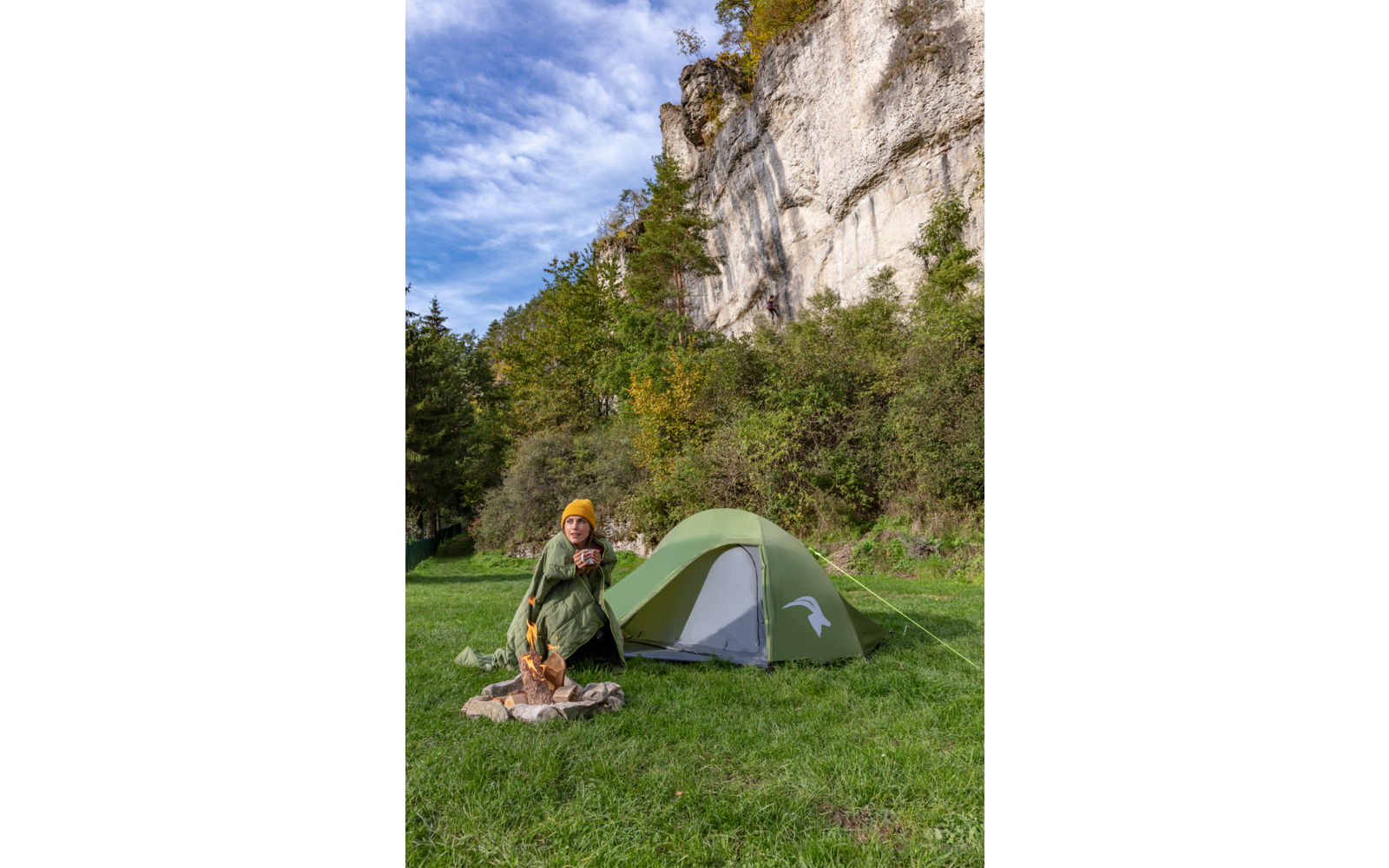 Mountain Guide Nola II Alu Trekkingzelt dunkelgrün für 2 Personen