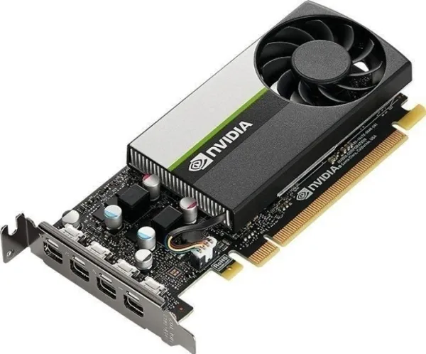 NVIDIA T1000 - grafikkort - T1000 - 4 GB GDDR6 - PCIe 3.0 x16 lavprofil - 4 x Mini DisplayPort