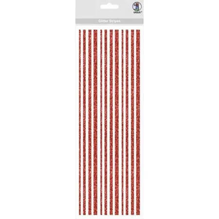 URSUS Glitter Stripes rot