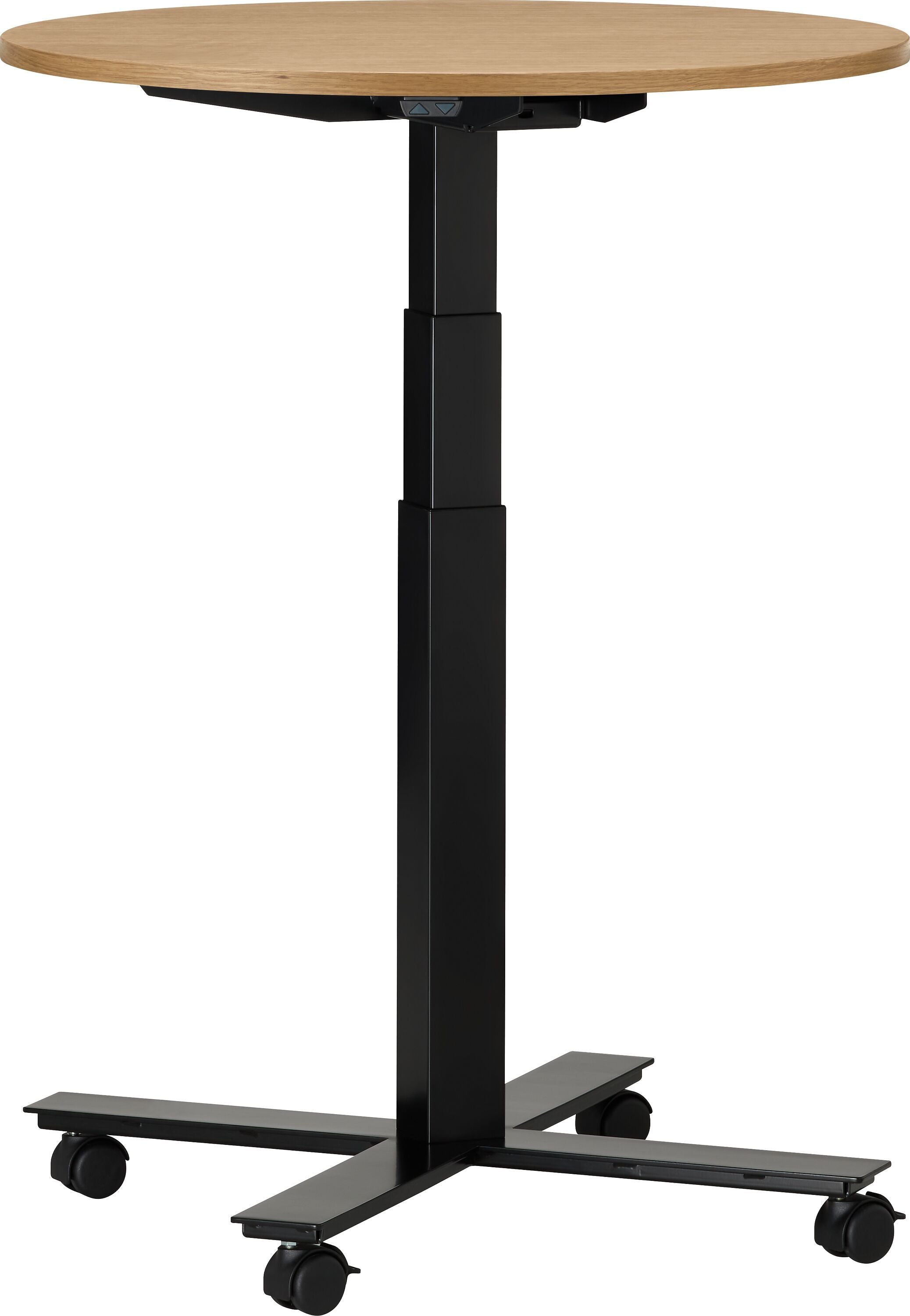 FLEXCUBE Besprechungstisch höhenverstellbar - Eiche / H: 66.5 cm