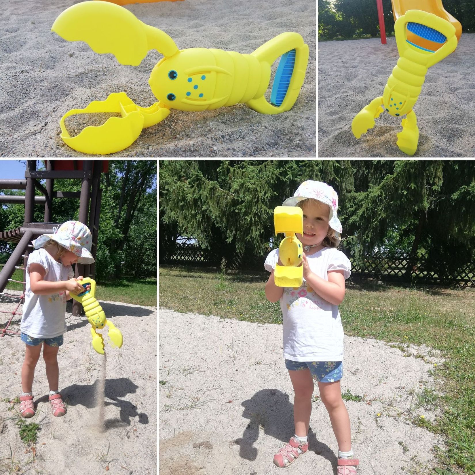 alldoro - Sand Snapper Sandspielzeug, Handbagger- versch. Farben -gelb