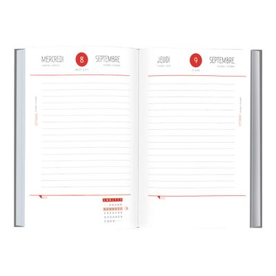 Agenda Lollipops - 1 jour par page - 12,5 x 17,5 cm - Oberthur