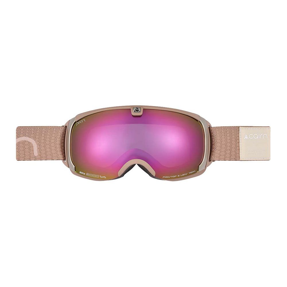Cairn PEARL - Masque ski Femme mat latte pink/pink