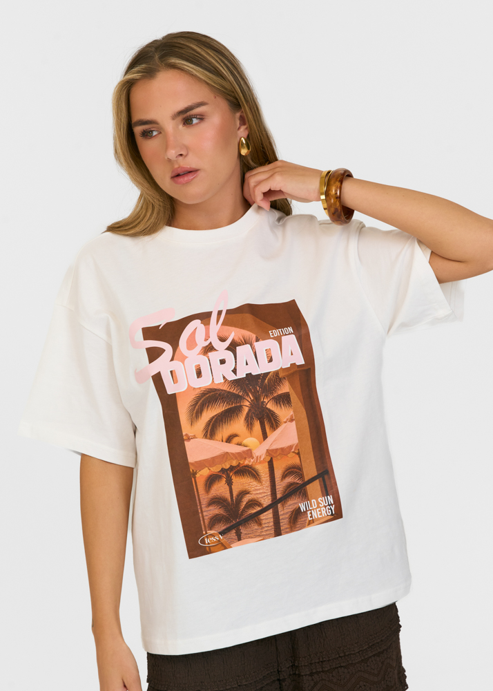 Sol dorada t-shirt creme