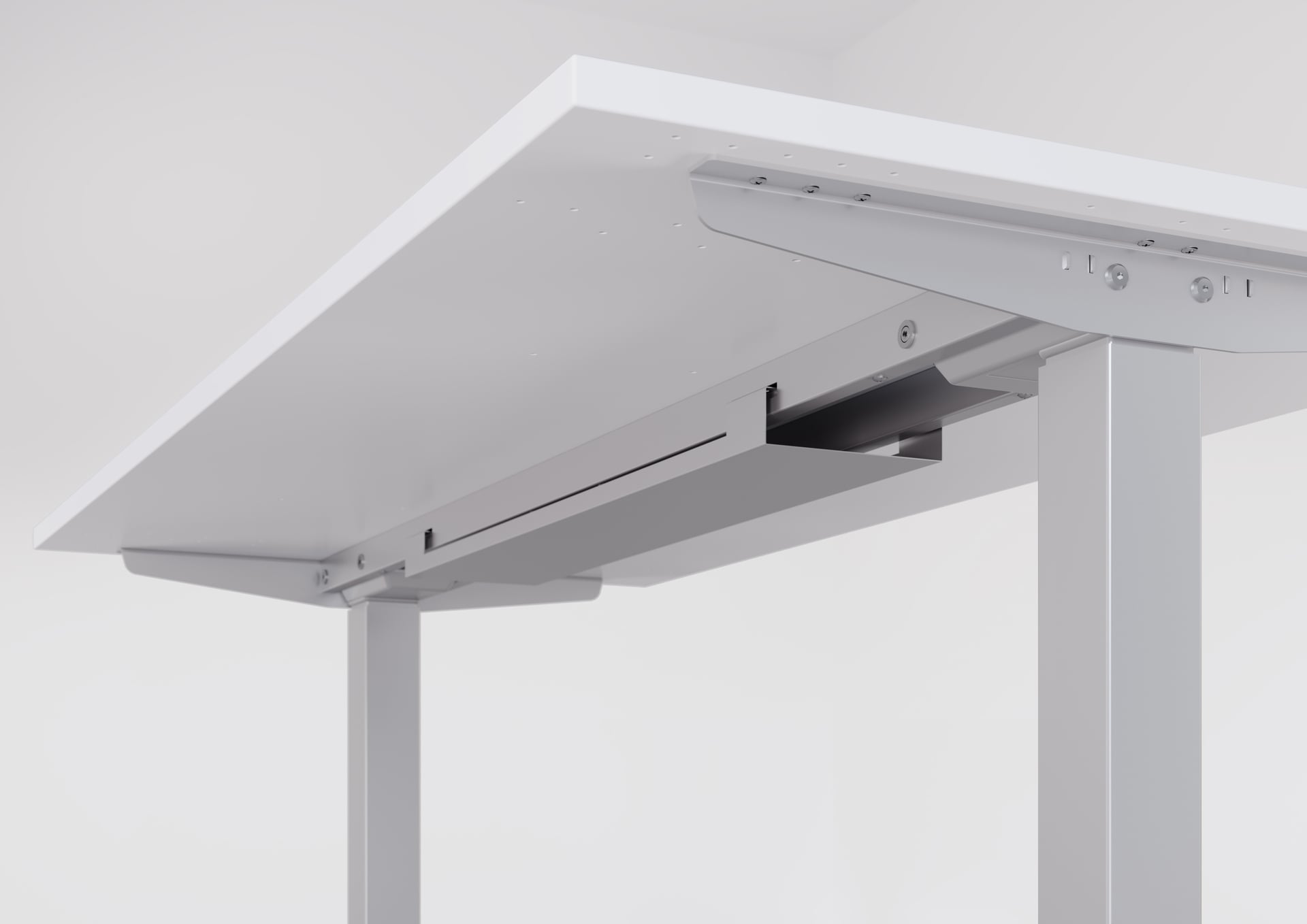Stehtisch 120 x 67,2 cm Asteiche/ Silber