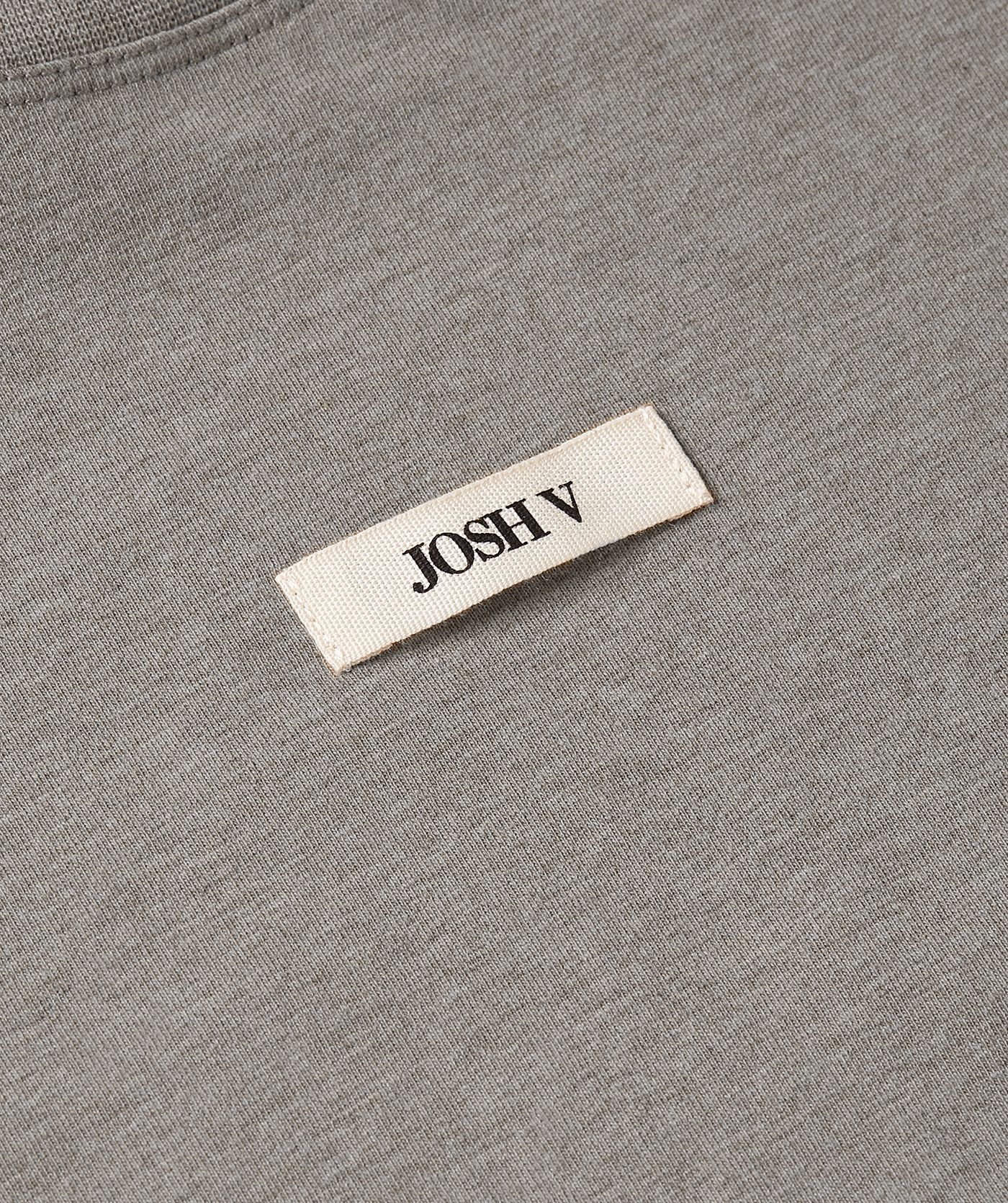 JV-SUE regular fit T-shirt met logo - mid grey melange