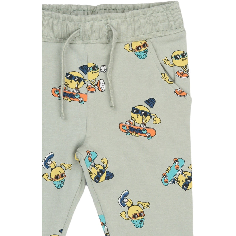 Køb THE NEW Siblings Aqua Gray Aop Tnstsantiago Sweatpants