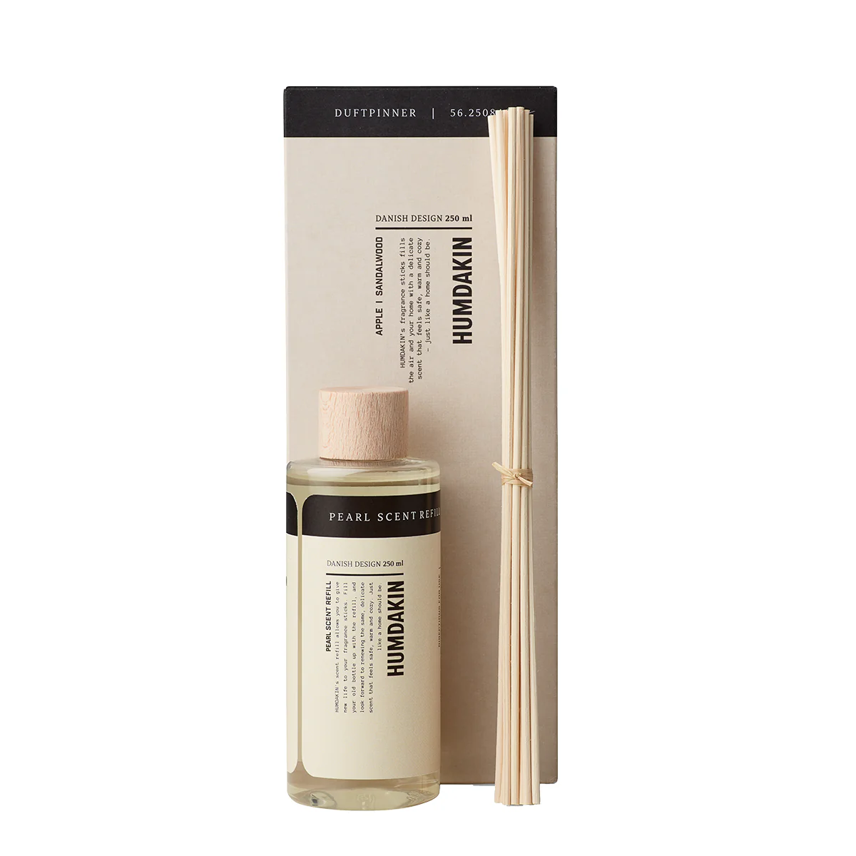 Humdakin  Duftpinde refill, Pearl - 250 ml.