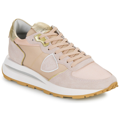 Philippe Model - TROPEZ HAUTE LOW WOMAN Beige / Rosa / Oro
