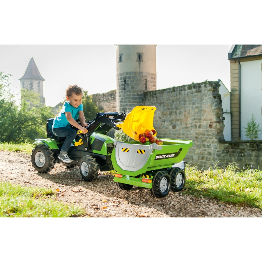 rolly®toys Kindertraktor rollyFarmtrac Deutz-Fahr-Lader 5120 mit Luftbereifung 611218