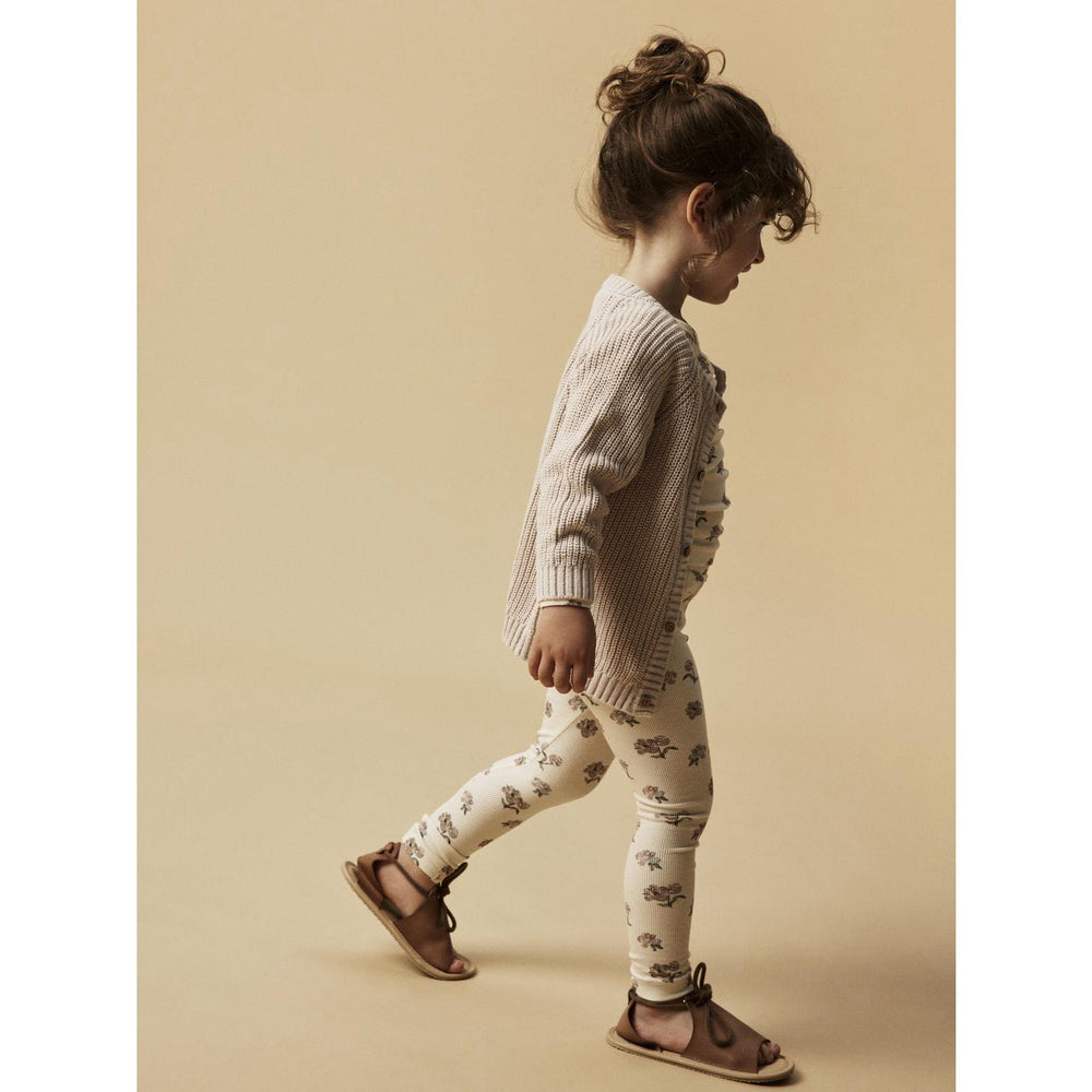Køb Lil'Atelier Turtledove Peony Gavo Efi Slim Leggings Noos