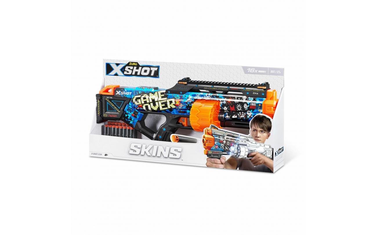 X-shot blaster Skins Last Stand met 16 darts