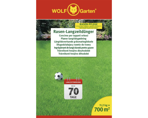 Wolf-Garten LD 700 Een langzaamwerkende gazonmeststof, 11,2 kg, 700 m²