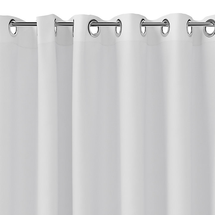 Rideau de douche Blanc et bleu nuit Graphene 180 x 200 cm GoodHome