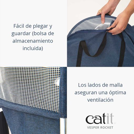 Catit Vesper Rocket, Azul - Ref. 42001