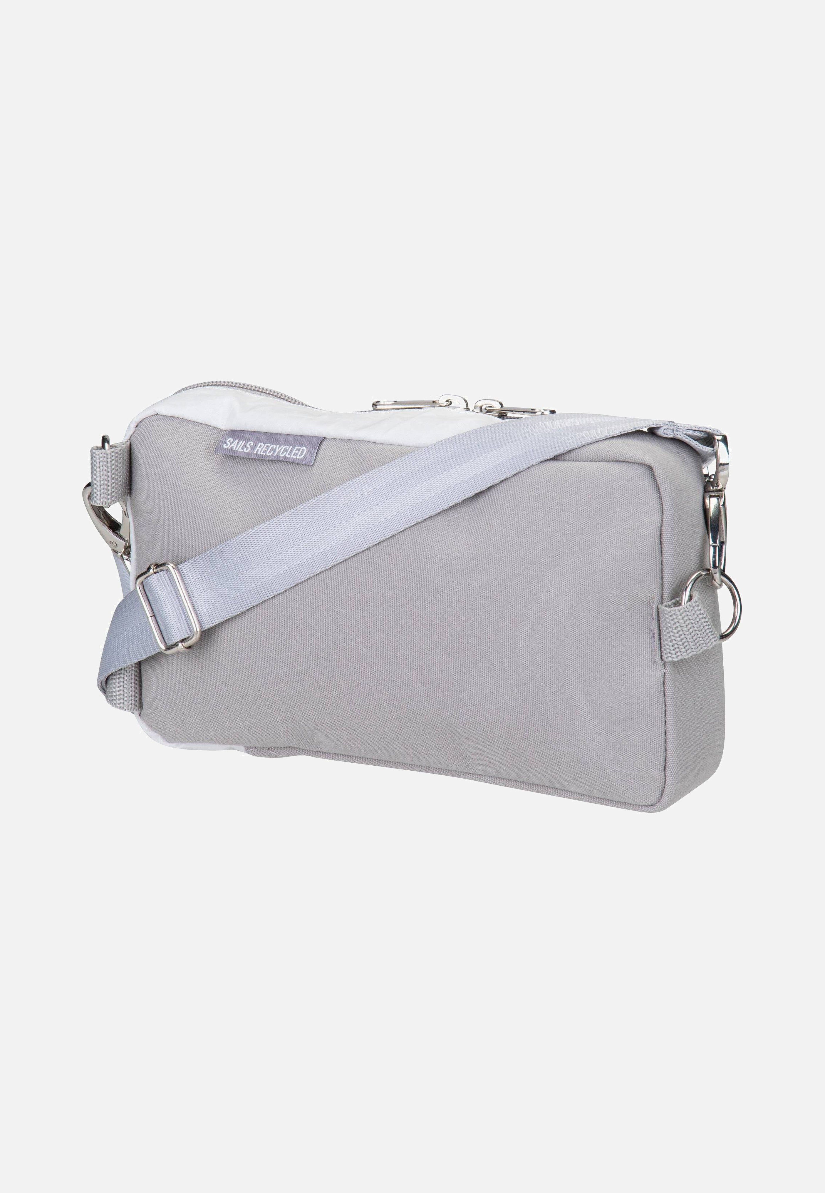 Nautik Stencil-Weiß/Grau - Bauchtasche
