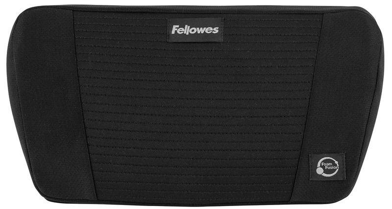Fellowes Lordosenstütze PlushTouch, schwarz