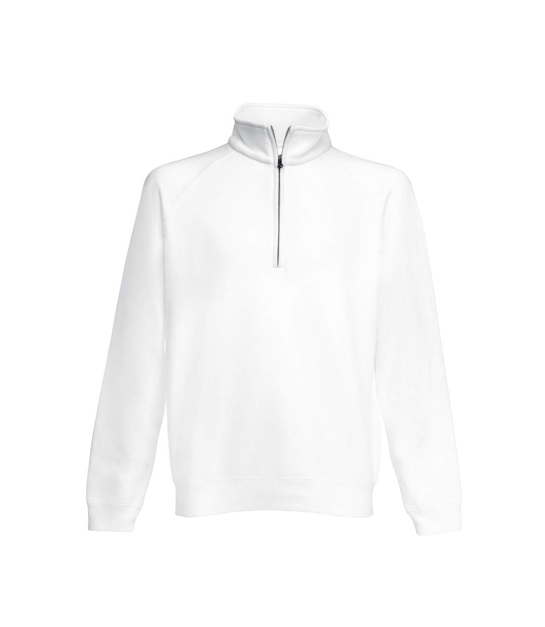 Fruit Of The Loom - Sweatshirt à fermeture zippée 1 quart - Homme (Blanc) - UTRW3166