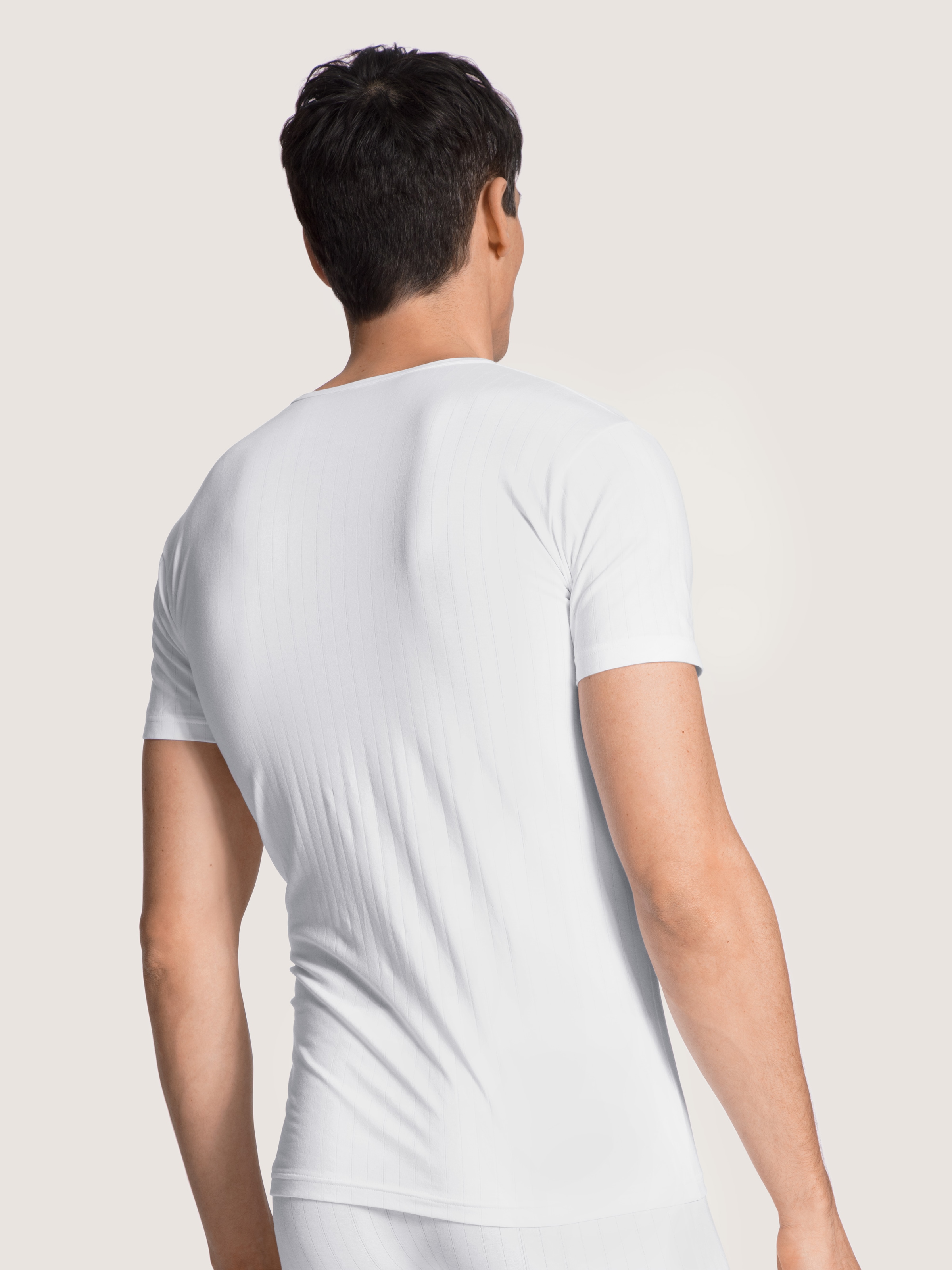 CALIDA Kurzarmshirt »Pure&Style«, Rundhals-Ausschnitt, Kurzarm, elastisch, Single Jersey