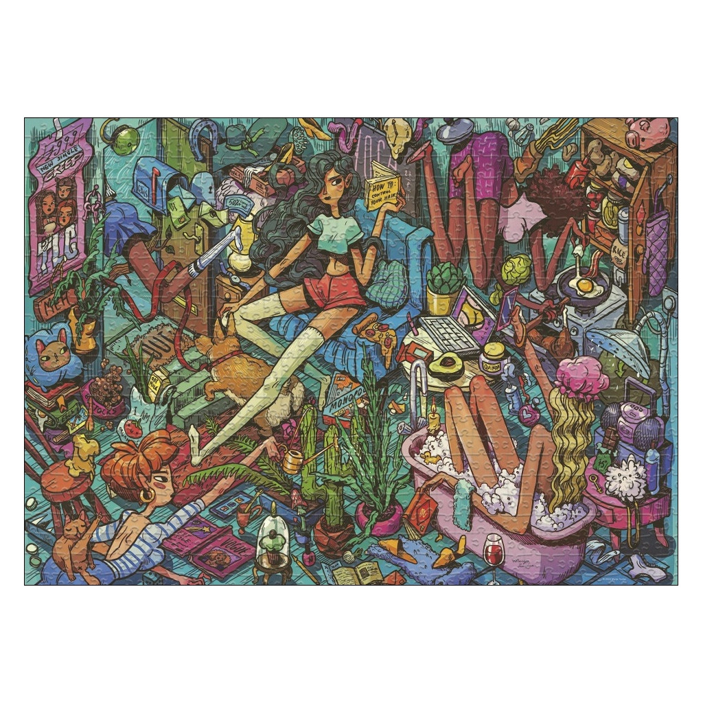 Puzzle - Homely Housemates - 1000 Pièces
