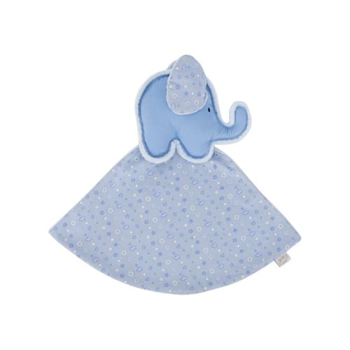 Doudou extra-doux éléphant bleu