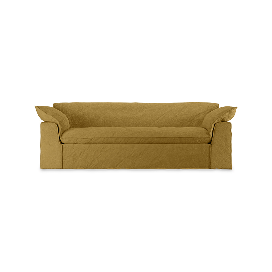 2,5-zitsbank Nomad linnen burnt ochre