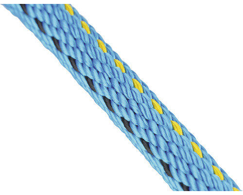Touw Paraloc Mamutec polyester blauw/geel/zwart Ø 6 mm, 10 m
