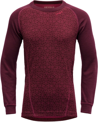 Devold DUO ACTIVE Undertrøye Merinoull JR, Port