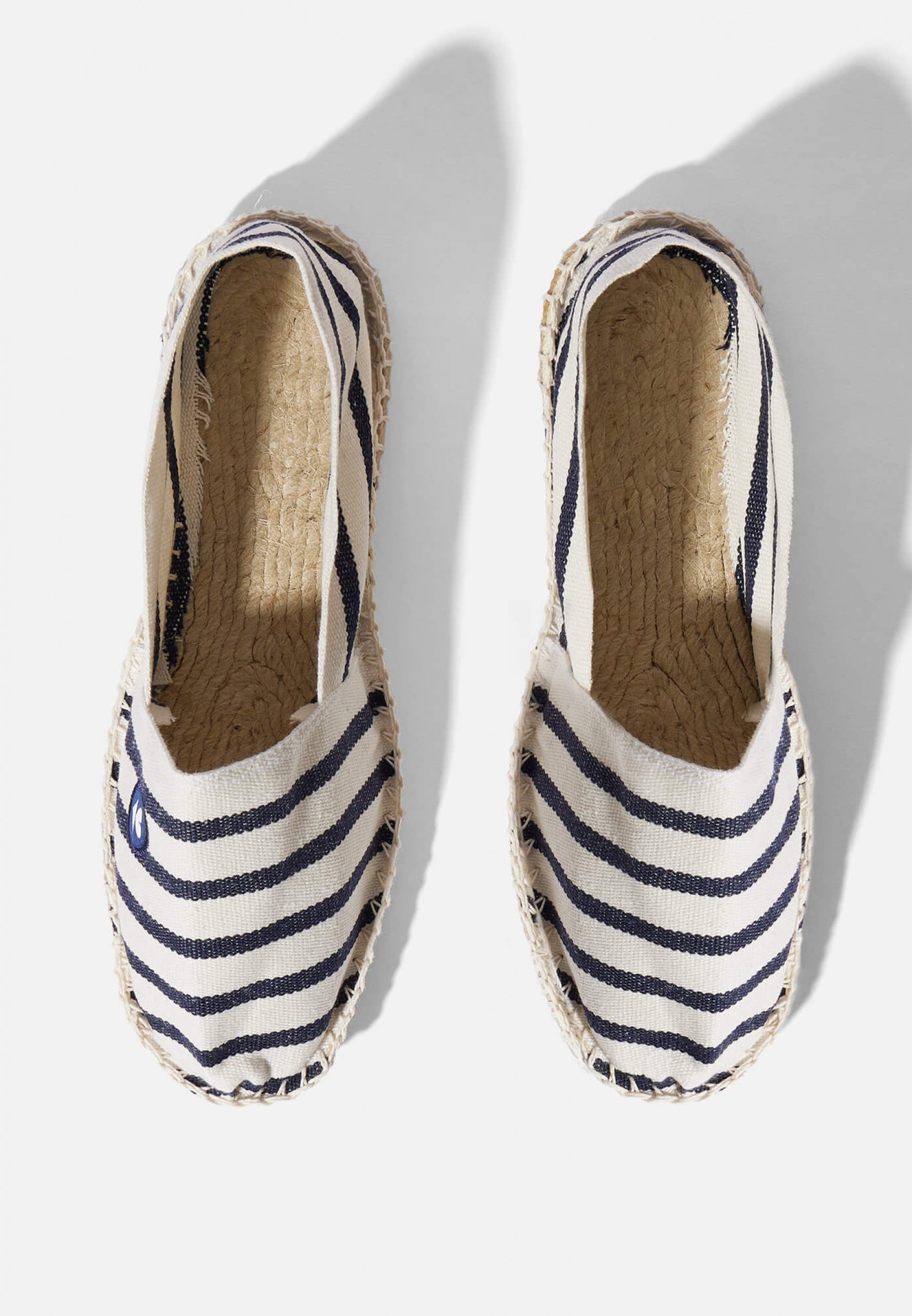 Espadrilles en toile de coton-Vendéennes Marinière