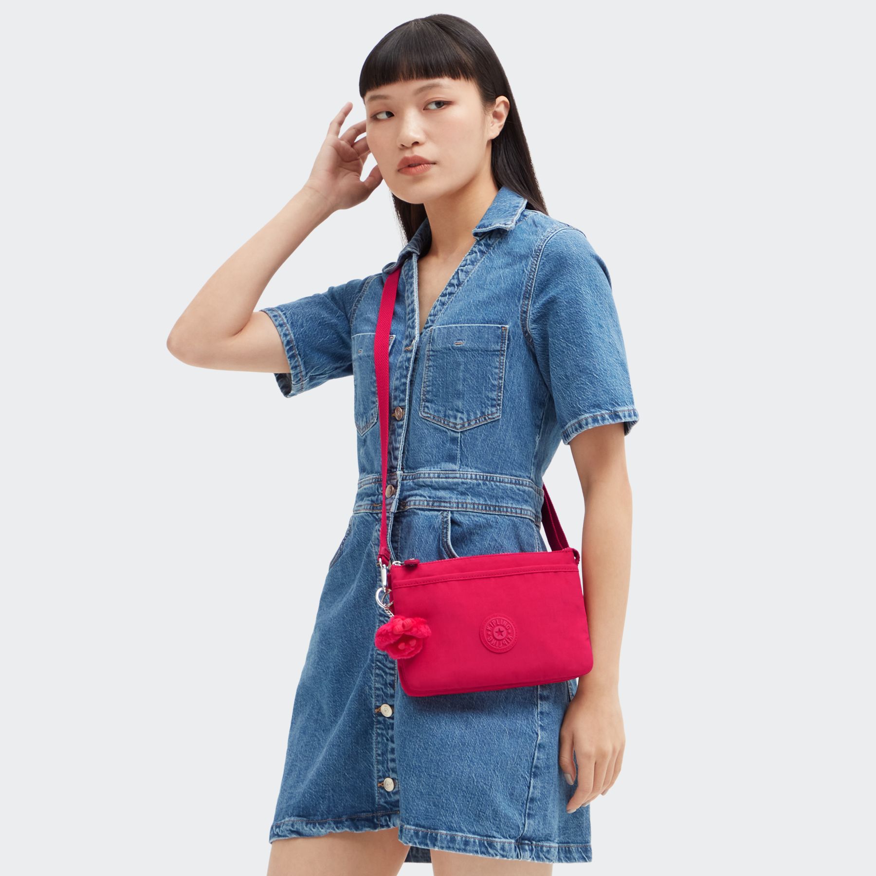 RIRI Petit Sac Bandoulière - Confetti Pink