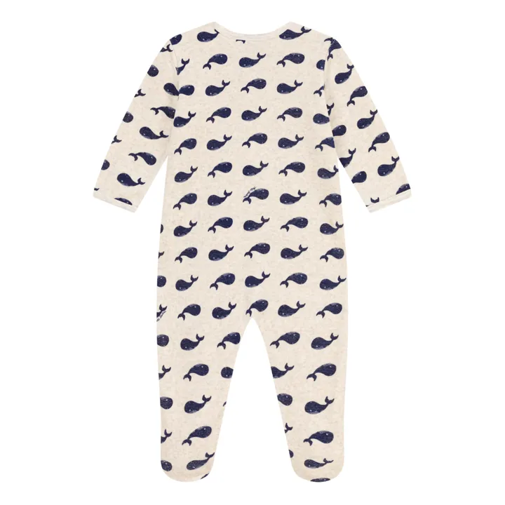 Petit Bateau Pyjama Musha Velours | Grège