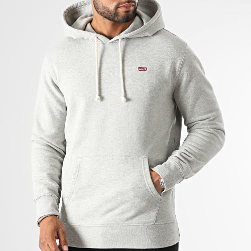 Sweat Capuche 34581 Gris Chiné