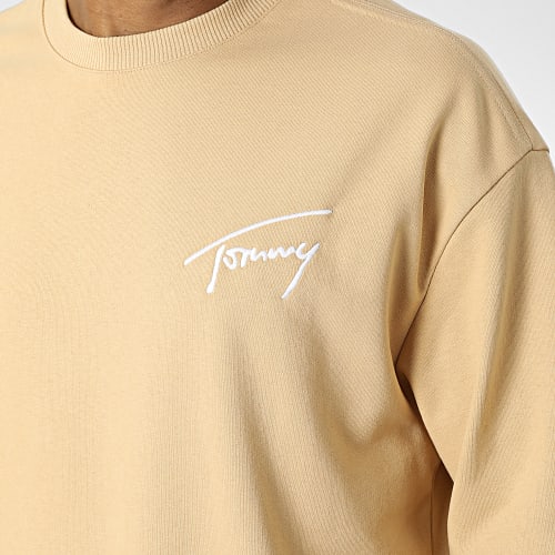 Sweat Crewneck Tommy Signature 5206 Beige