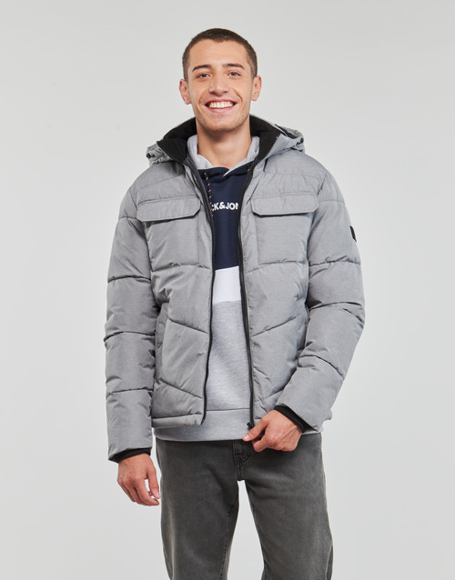 Jack & Jones - JJMASON PUFFER JACKET - Gris